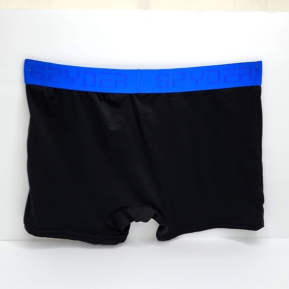 SPYDER BOXER BRIEFS, BLACK - Picture 2 of 5